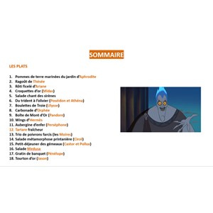 Recettes de la mythologie grecque