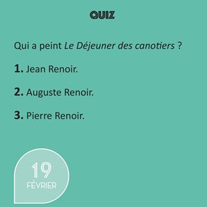 Mini calendrier culture générale