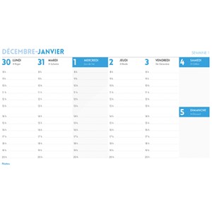 Agenda-calendrier oiseaux du monde 2025