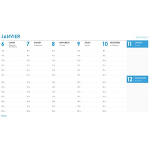 Agenda-calendrier oiseaux du monde 2025