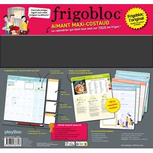 Frigobloc calendrier mensuel 2024-2025
