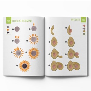 300 modèles à peindre aquarelle