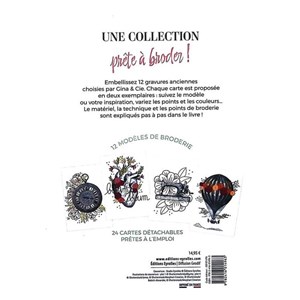 Les cartes à broder de Gina & Cie