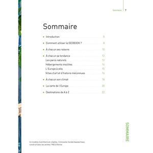 GéoBook 1000 idées d'escapades en Europe