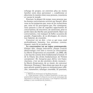 Trêve de bavardages