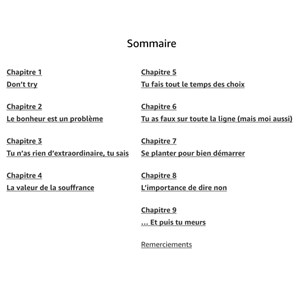 L'art subtil de s'en foutre