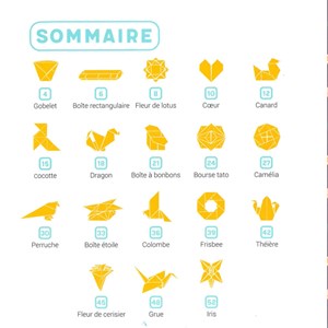 Boîte d'origami traditionnel