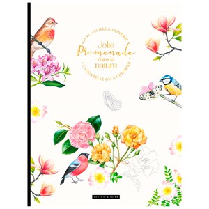 Coloriage Jolie promenade dans la nature