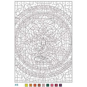 Coloriages mystères Mandalas