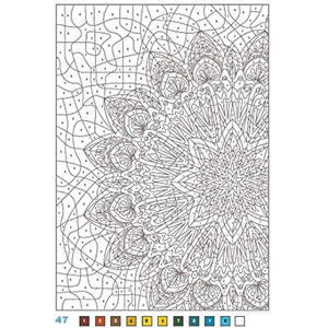 Coloriages mystères Mandalas