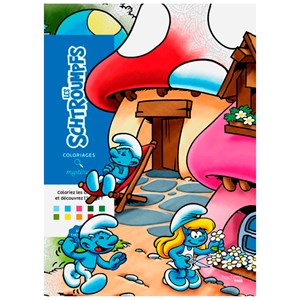 Coloriage mystères Schtroumpfs