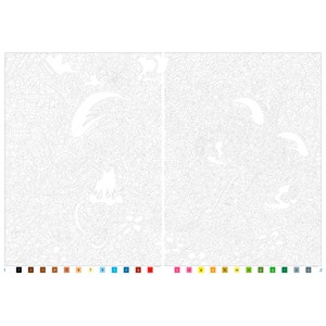 Coloriage mystères Schtroumpfs