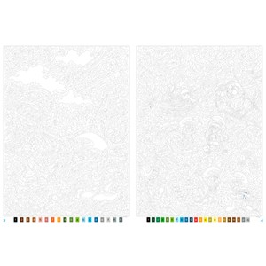 Coloriage mystères Schtroumpfs