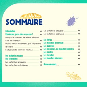 Adieu cochenilles et autres bestioles