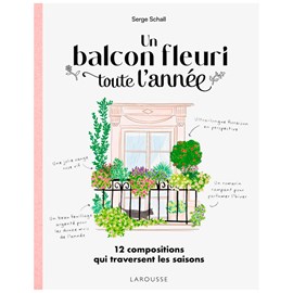 Un balcon fleuri toute l'année