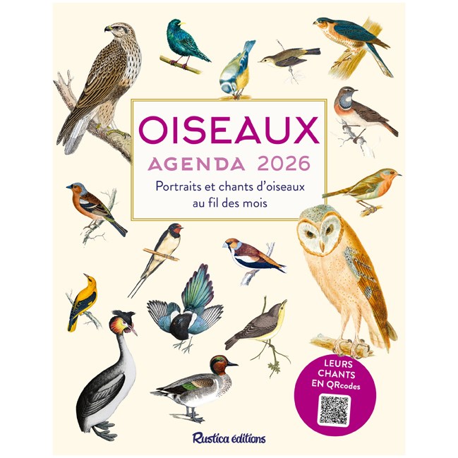 Agenda Rustica Oiseaux 2026