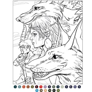 Ghibli coloriages par numéro