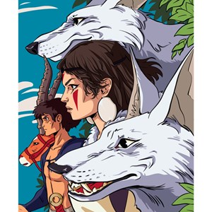 Ghibli coloriages par numéro