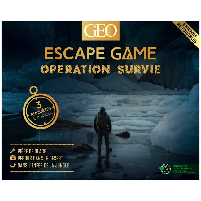 Coffret Escape Game Opération Survie Géo