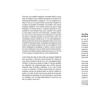 Votre santé optimisée