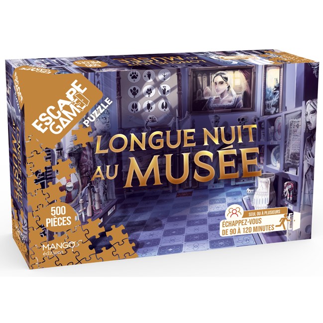 Escape game puzzle Longue nuit au musée 500 pièces
