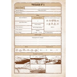 Carnet de voyage train