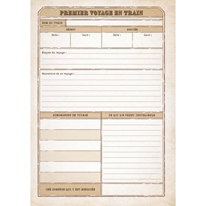 Carnet de voyage train