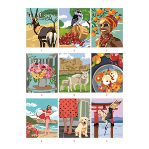 Coloriage au numéro Sérénité