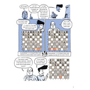 Le manuel des échecs en bande dessinée