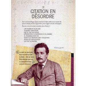 Le Grand Livre des énigmes Albert Einstein