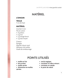 Ma petite lunch box crochet