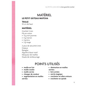 Ma petite lunch box crochet