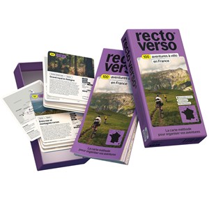 Recto Verso carte-méthode France à vélo