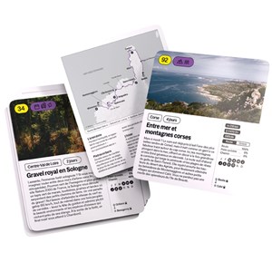 Recto Verso carte-méthode France à vélo