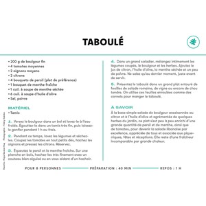 Coffret de fiches-recettes pour salades