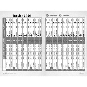 Almanach lunaire 2026