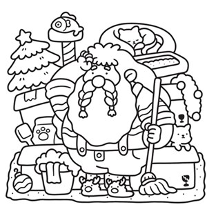 Coloriage Un Noël tout doux