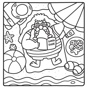 Coloriage Un Noël tout doux