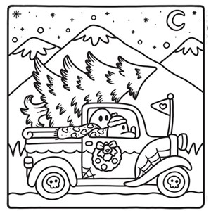 Coloriage Un Noël tout doux