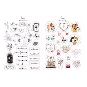 700 Journaling stickers