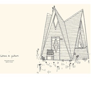 Carnet de coloriage Cabane 
