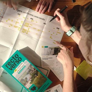 Recto Verso carte-méthode 100 randonnées en Île-de-France à moins de 2h de Paris