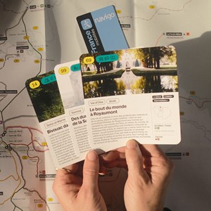 Recto Verso carte-méthode 100 randonnées en Île-de-France à moins de 2h de Paris