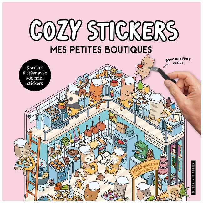 Cozy stickers 3D Mes petites boutiques