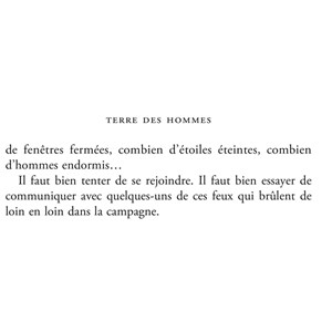 Terre des Hommes