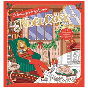 Noël cosy coloriages de l'Avent