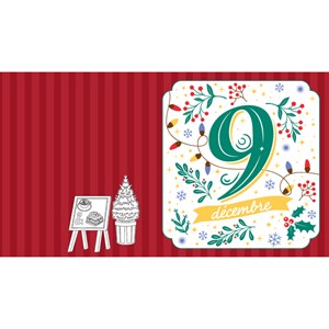 Noël cosy coloriages de l'Avent