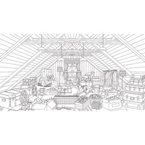 Noël cosy coloriages de l'Avent