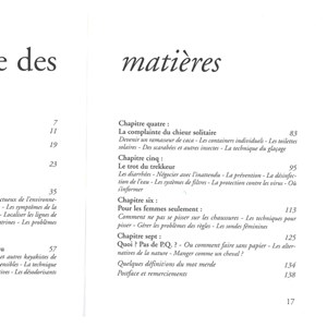 Comment chier dans les bois