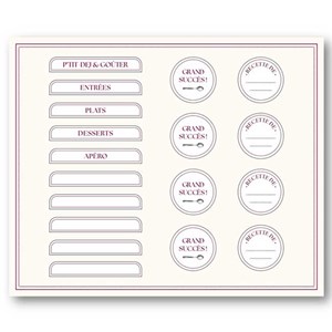 Le livre des recettes de la famille